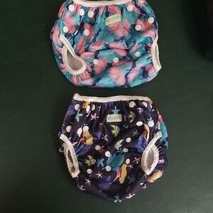 Colorful Kids Swim Diapers Bundle Size Large